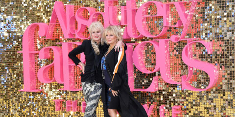 Absolutely Fabulous world premiere with Jennifer Saunders and Joanna Lumley