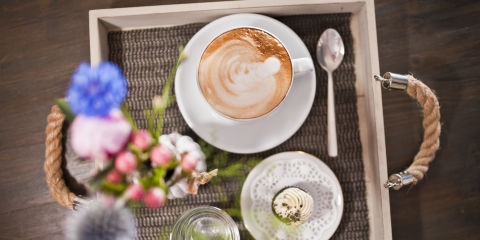 Coffee on tray | ELLE UK