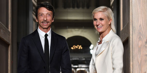 Pierpaolo Picciolo and Maria Grazia Chiuri