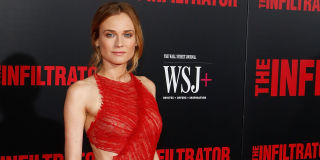 Diane Kruger June 2016 red dress