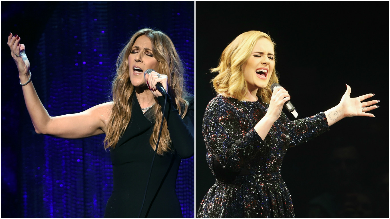 Hello...Celine Dion Just Invited Adele To Do A Duet Through The Medium Of Song - Elle UK Magazine