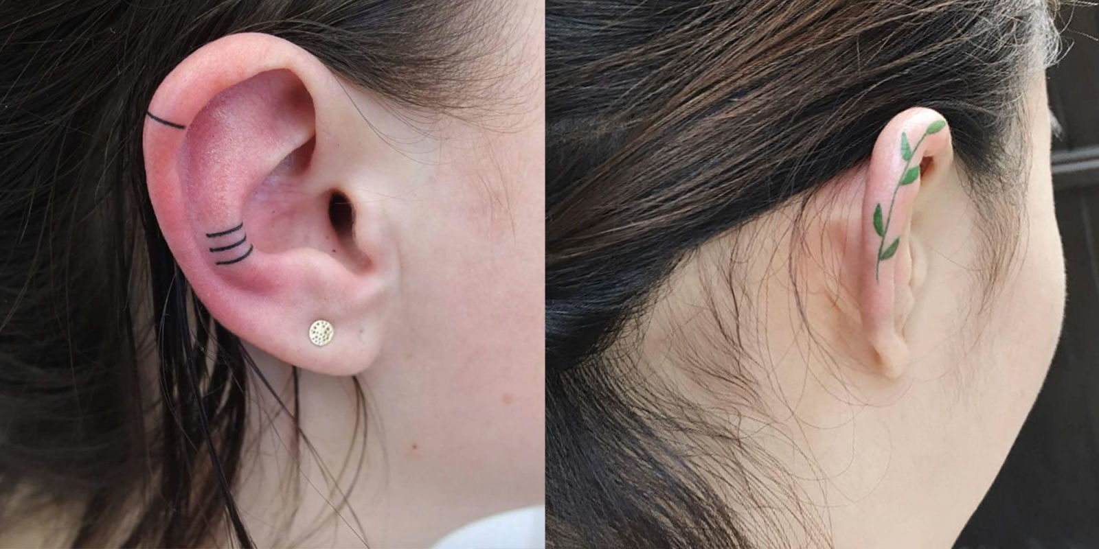 We're Crushing Hard On Helix Tats Are Ear Piercings A Thing Of The Past Now?