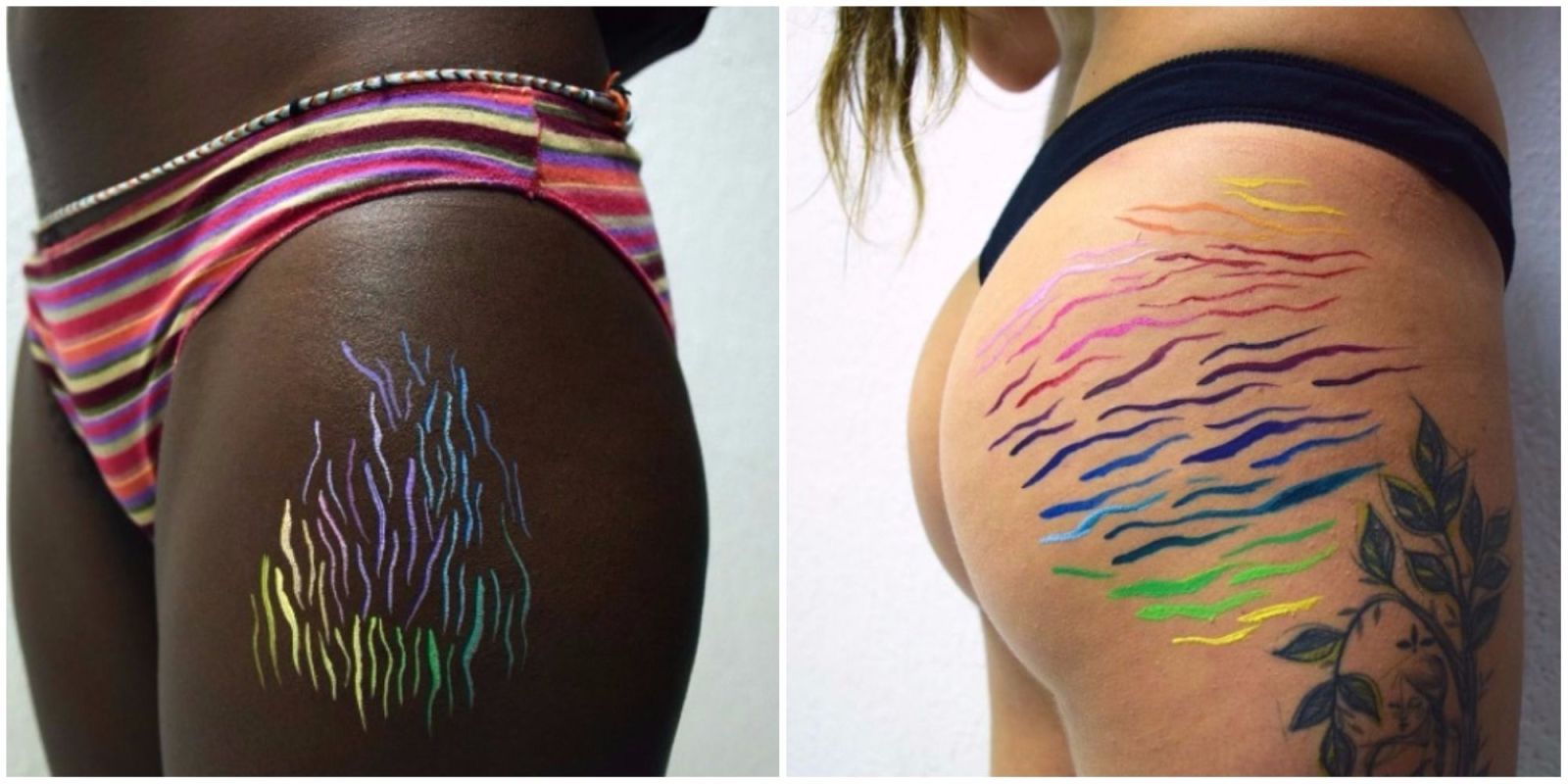 the spanish artist transforming women s stretch marks into the spanish artist transforming women s stretch marks into