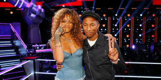 Rihanna and Pharrell Williams on The Voice | ELLE UK