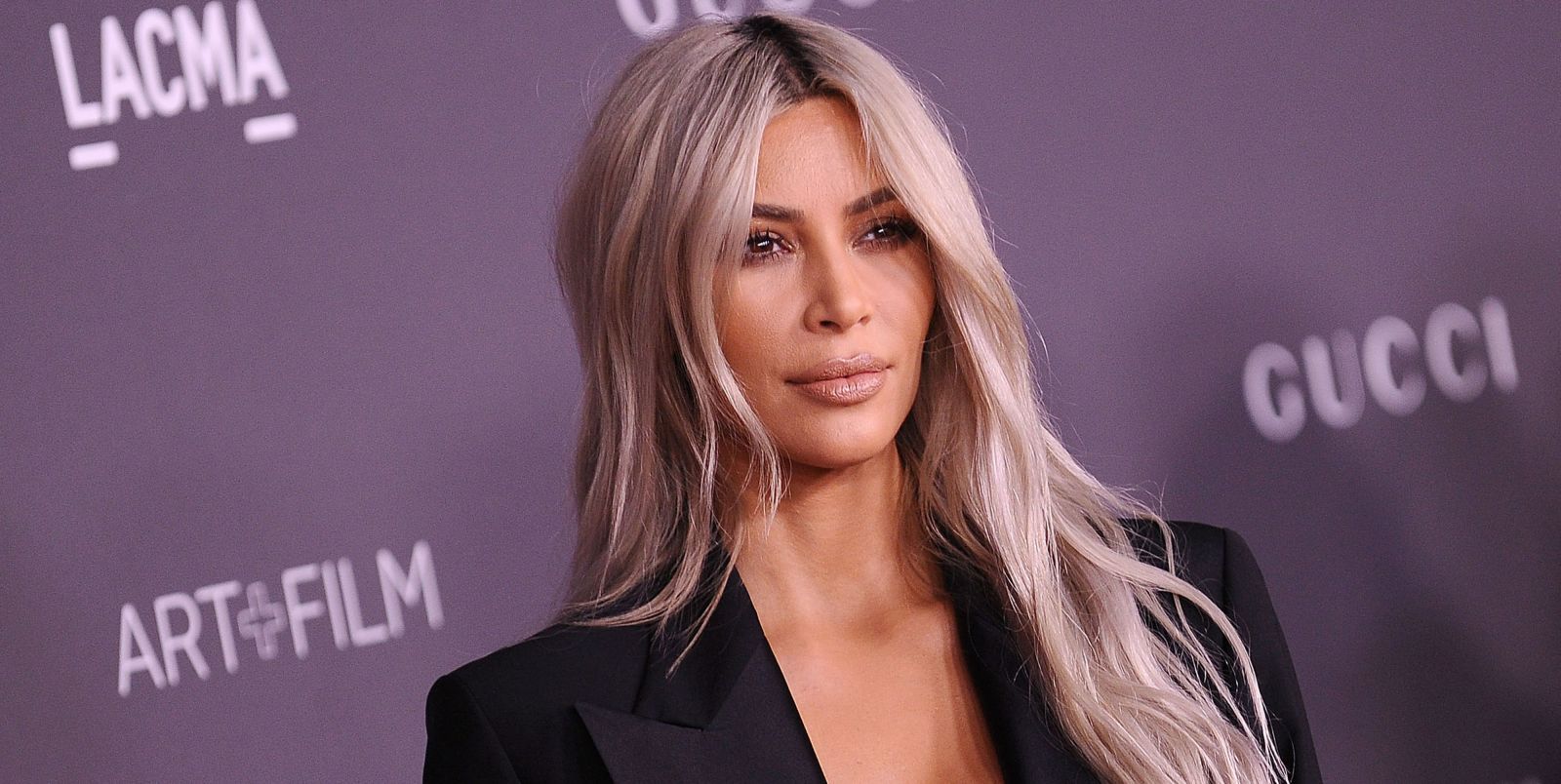 Kim Kardashian Reveals New Ice-Blonde Lob In Raunchy Mirror Selfie