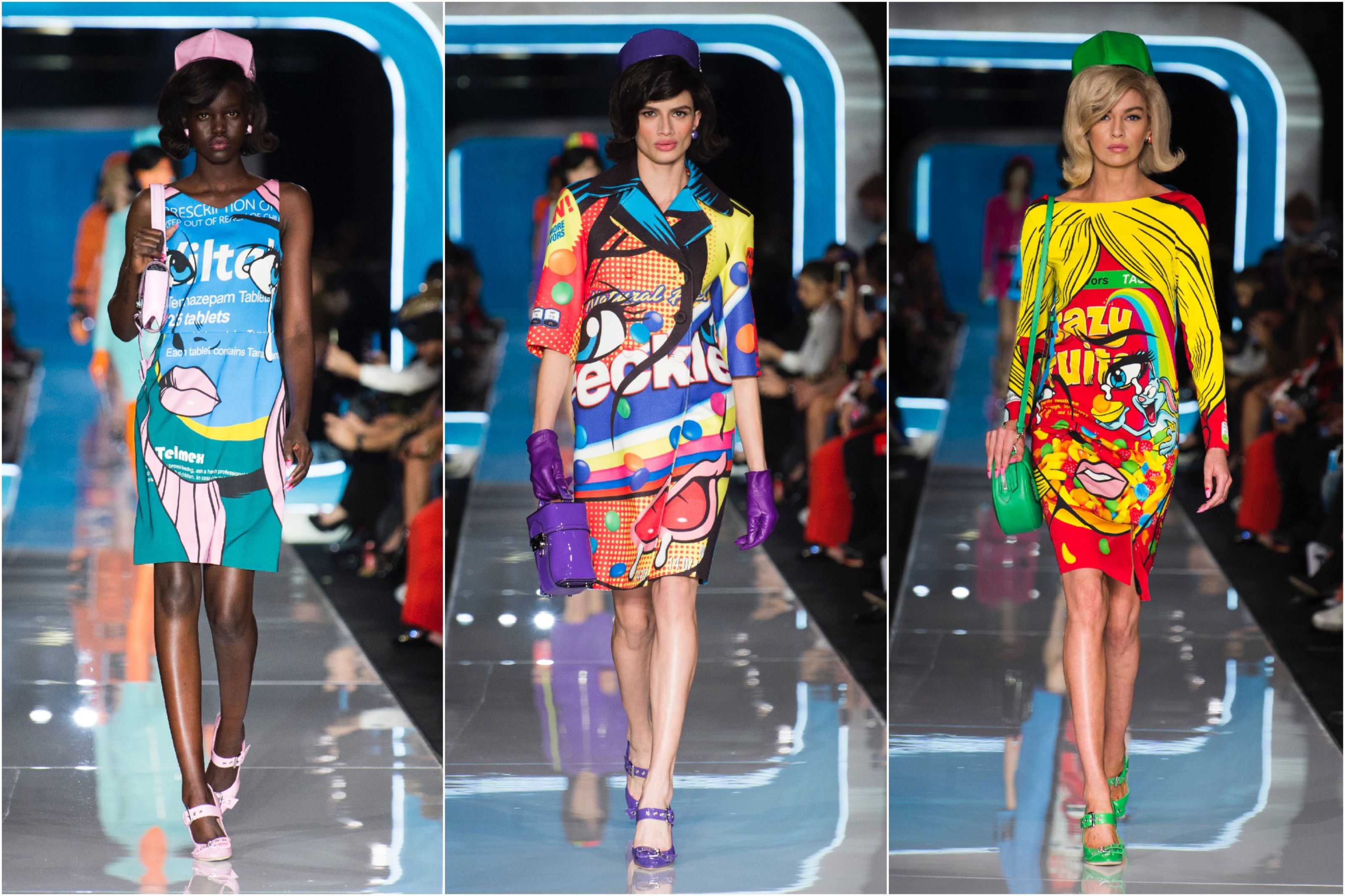 Jeremy Scott Sent Moschino Into A Retro-Futuristic Time Warp For 
