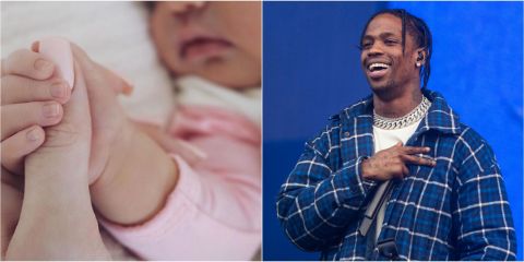 Stormi and Travis Scott