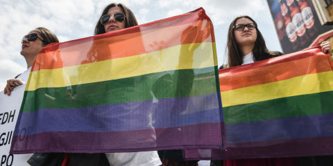 LGBTQ walk | ELLE UK